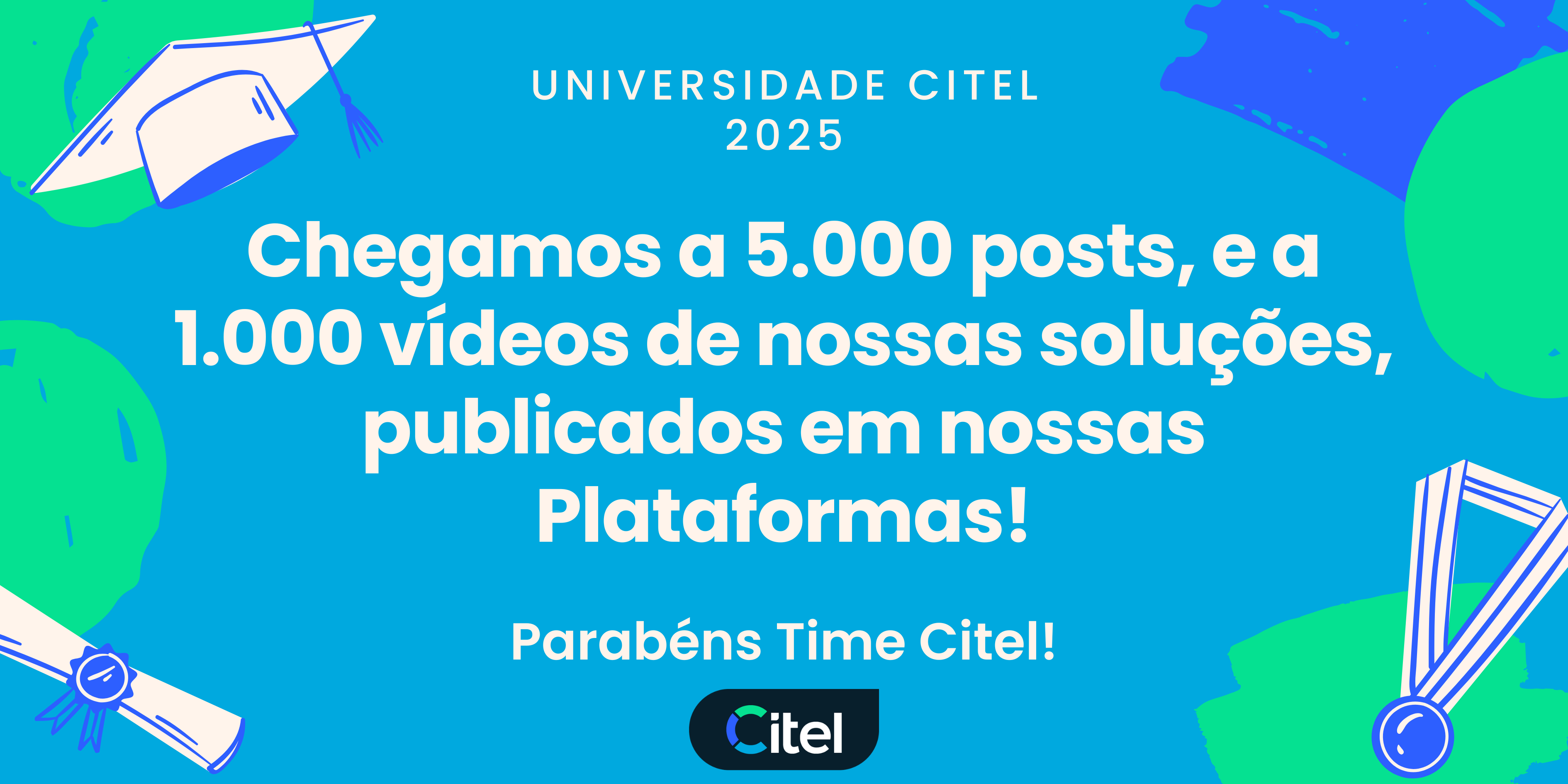 5000 Posts, e 1000 Vídeos!